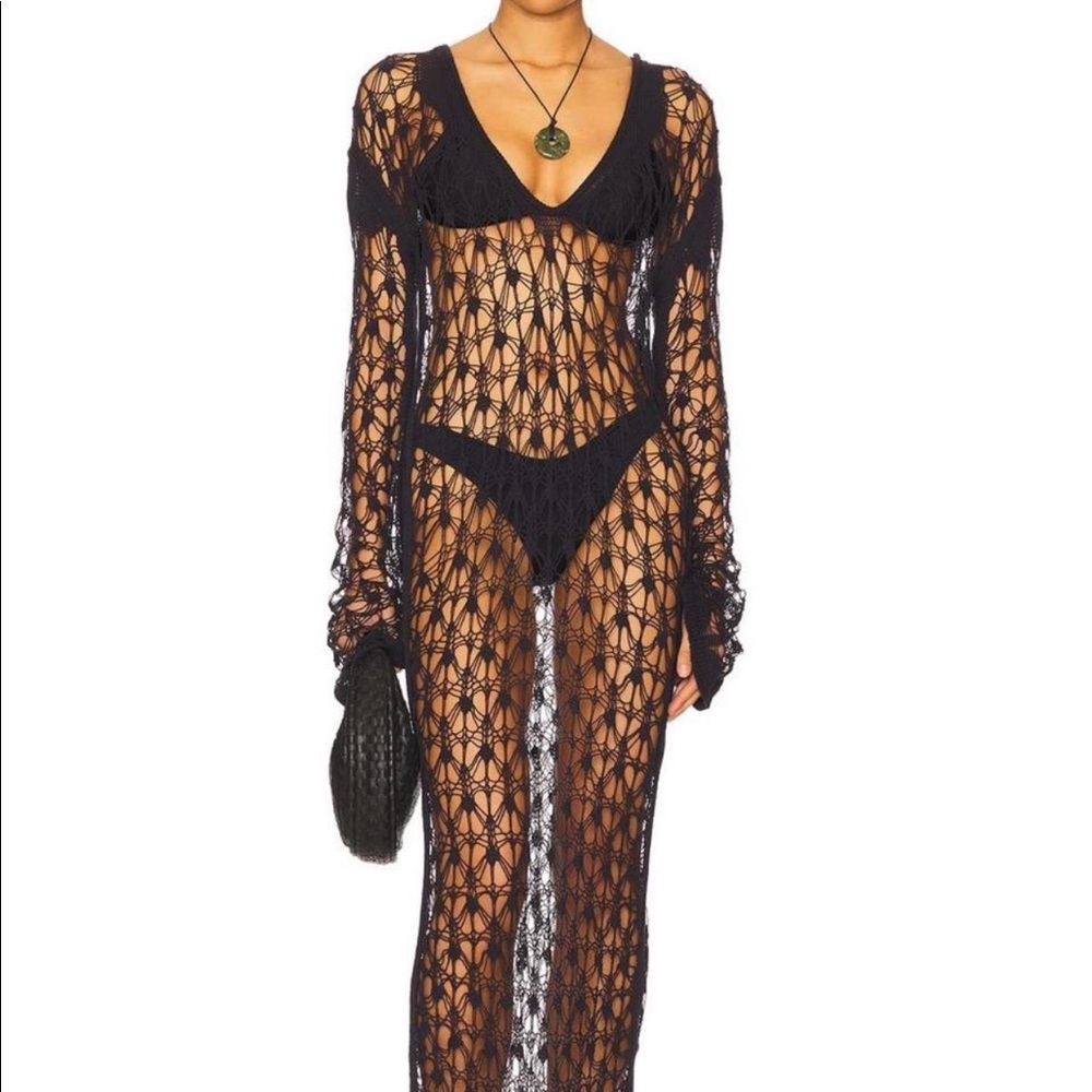 TG Botanicals (Revolve) Navy Maxi Dress